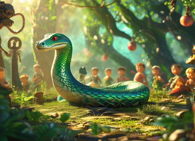 十二生肖的故事儿童故事 蛇 关于十二生肖的故事传说蛇的由来
