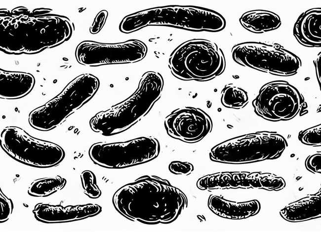 关于细菌的图片 - 关于细菌的图片大全 简笔画