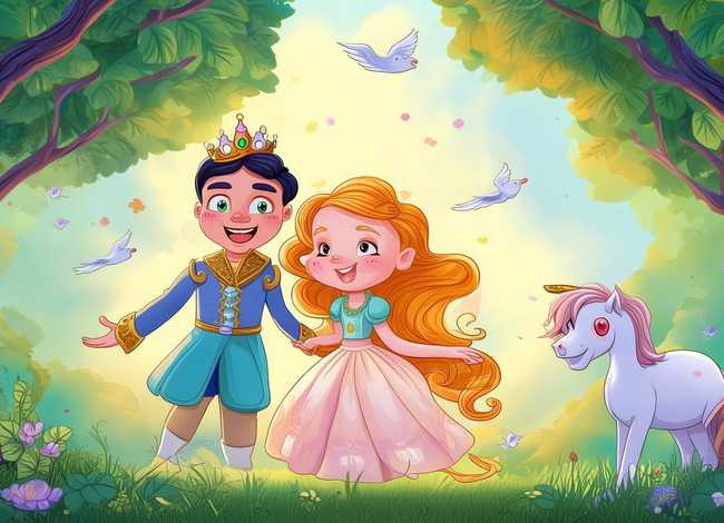 儿童故事公主和王子的故事；幼儿故事公主和王子的故事