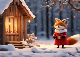 狐狸拜年故事，狐狸拜年故事图片