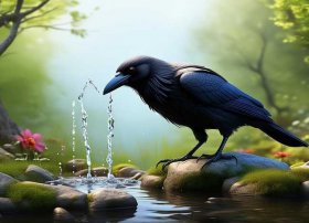 儿童乌鸦喝水的童话故事大全，少儿故事乌鸦喝水