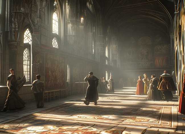 中世纪欧洲宫廷迷宫逃脱故事 - 中世纪的欧洲宫廷