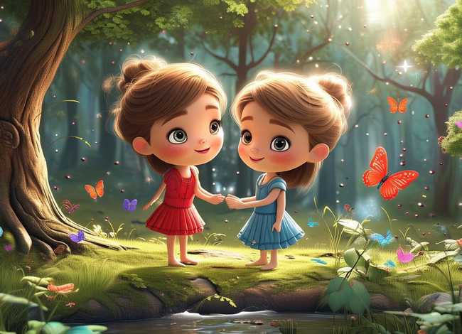 好姐妹的儿童故事，有关姐妹的故事