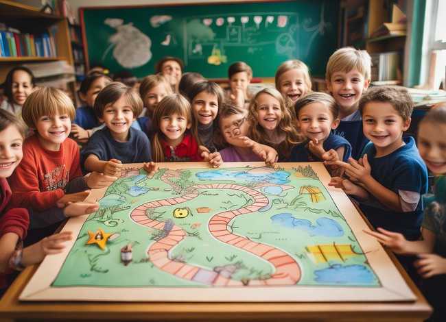 小学生画故事情景图 - 小学生画故事情景图片