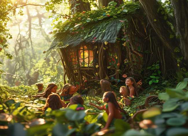 树房子的故事儿童图画 树房子的故事文字版 树房子的故事儿童图画 树房子的故事文字版