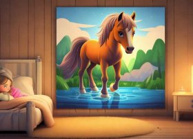 儿童睡前故事小马过河3-6岁催眠、宝宝睡前故事4~6岁小马过河