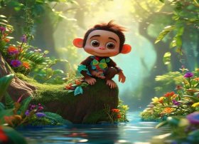 关于小猴子的儿童故事、关于小猴子的幼儿故事