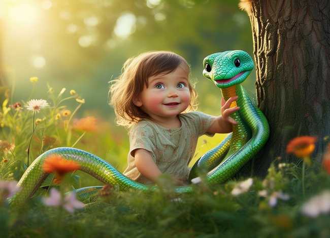 儿童故事蛇3-6岁，幼儿关于蛇的故事