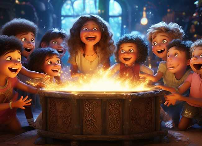 儿童故事创作盒、少儿故事创作