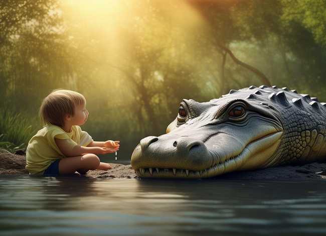 鳄鱼的眼泪的儿童故事 鳄鱼的眼泪故事简介