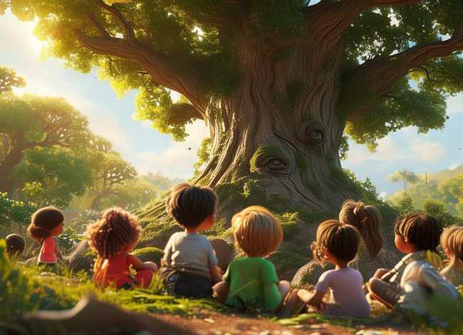 儿童故事大树爷爷；幼儿大班故事树爷爷的教案