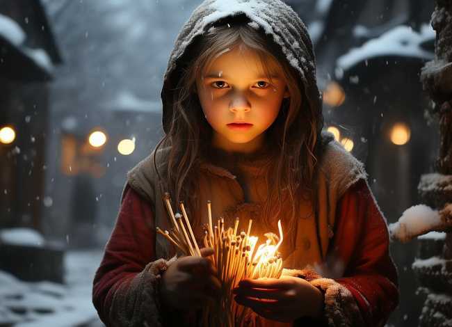 卖火柴的小女孩儿童故事完整版，卖火柴的小女孩故事完整版故事