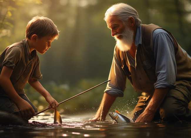 授人以鱼不如授人以渔儿童故事 - 授人以鱼不如授人以渔寓言故事 授人以鱼不如授人以渔儿童故事 - 授人以鱼不如授人以渔寓言故事