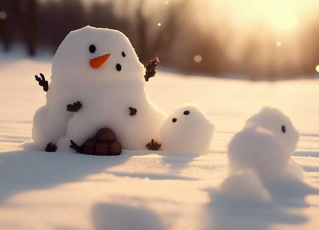 故事雪孩子图片、雪孩子故事简笔画图片 故事雪孩子图片、雪孩子故事简笔画图片