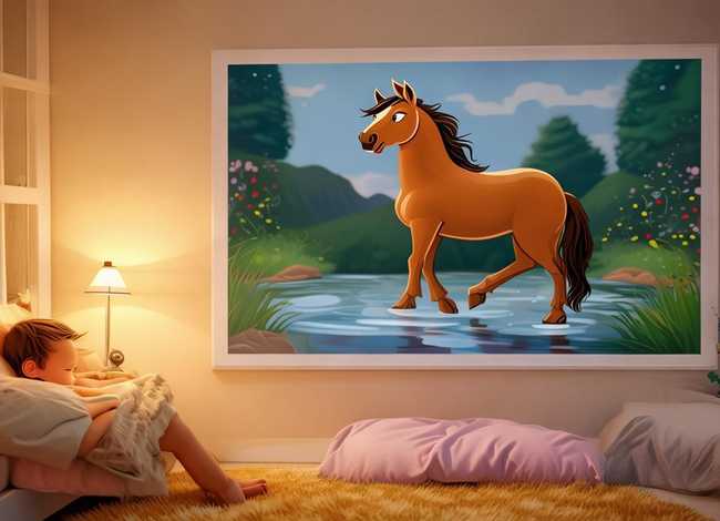 儿童睡前故事小马过河3-6岁催眠、宝宝睡前故事4~6岁小马过河