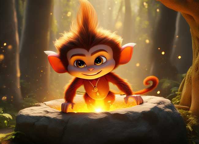 儿童睡前故事孙悟空美猴王出世、美猴王孙悟空的故事