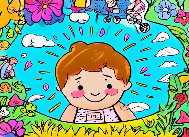 幼儿成长故事画画，幼儿成长故事手抄报图画