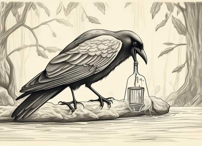 乌鸦喝水绘本故事图画简笔画 乌鸦喝水的绘本故事简笔画 乌鸦喝水绘本故事图画简笔画 乌鸦喝水的绘本故事简笔画