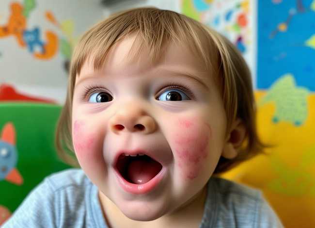 儿童大嘴巴的症状和治疗；儿童大嘴巴症状图片