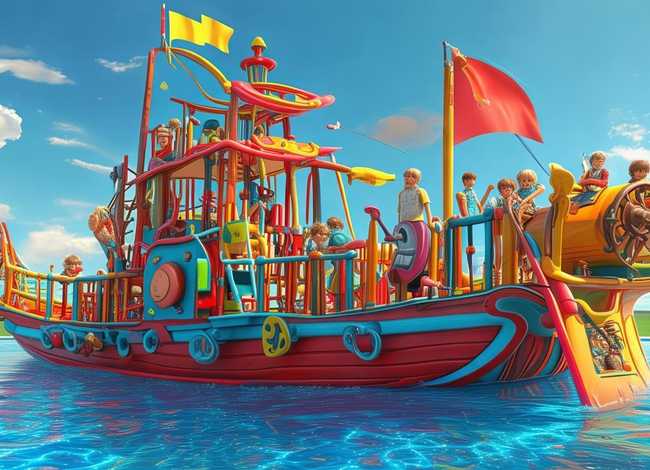 儿童海盗船 儿童海盗船游乐设备