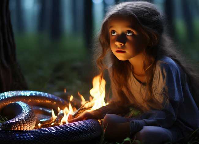 少儿故事灵蛇；睡前故事灵蛇