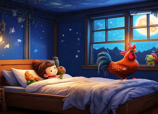 儿童睡前故事6-12岁半夜鸡叫，幼儿故事在线听睡前半夜鸡叫