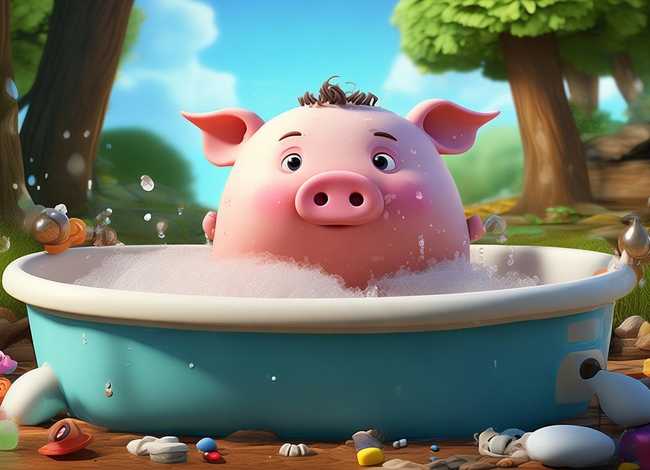 小猪不爱洗澡故事绘本;小猪不爱洗澡的故事绘本 小猪不爱洗澡故事绘本;小猪不爱洗澡的故事绘本