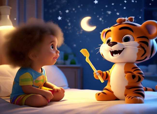 宝宝睡前故事老虎拔牙文字版；睡前故事 动画版《老虎拔牙》
