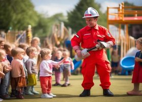 消防员幼儿故事 - 幼儿园消防员故事