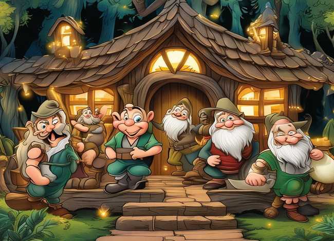 儿童经典童话故事书七个小矮人 - 七个小矮人的故事书