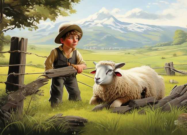 儿童故事亡羊补牢课文、寓言故事亡羊补牢课文