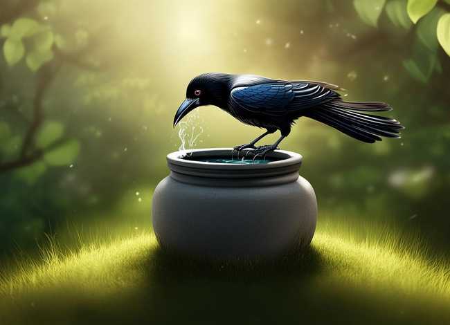 乌鸦喝水儿童故事,乌鸦喝水幼儿小故事 乌鸦喝水儿童故事,乌鸦喝水幼儿小故事