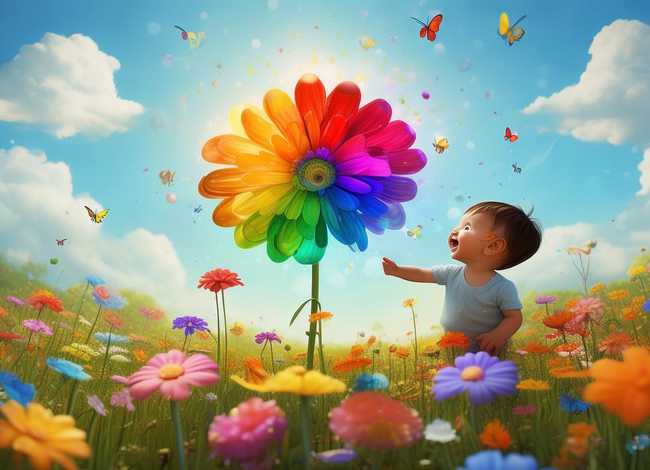 儿童故事七色花（幼儿七色花故事）