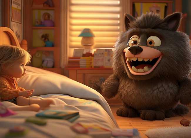 3岁儿童故事睡前大灰狼，3岁宝宝睡前故事大全大灰狼