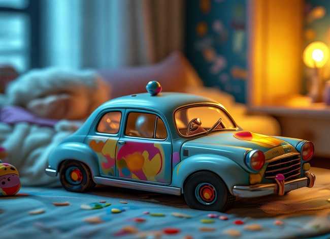 汽车故事儿童睡前英语，小汽车故事睡前故事语音