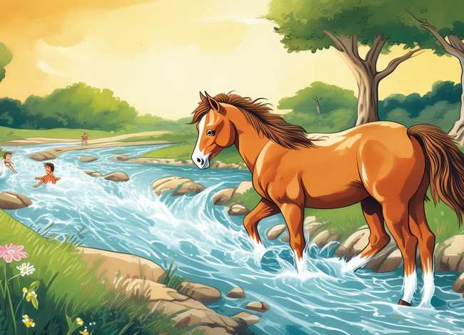 儿童故事大全小马过河的故事、幼儿故事大全小马过河 儿童故事大全小马过河的故事、幼儿故事大全小马过河