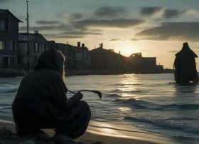 儿童睡前故事渔夫和魔鬼的故事 - 渔夫和魔鬼的故事原版