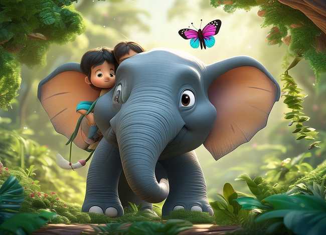 聪明的大象儿童故事、聪明的大象幼儿故事