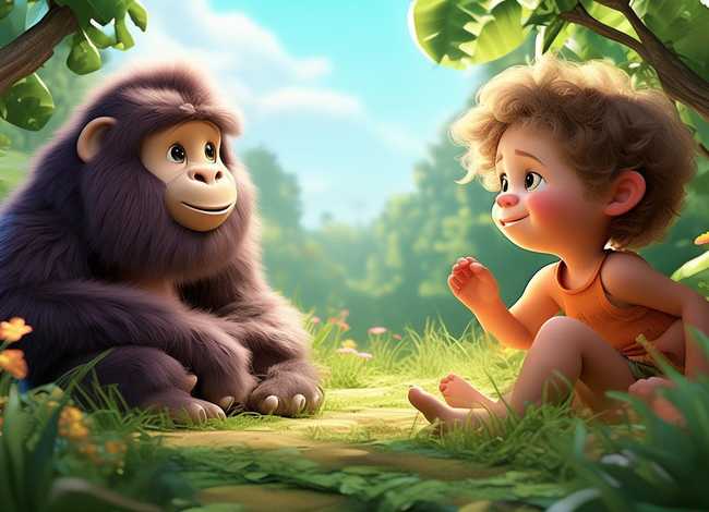 大猩猩的故事3-6岁儿童必读绘本；关于大猩猩的绘本故事