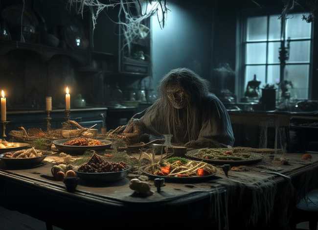 恐怖小说，恐怖小说吃美食视频