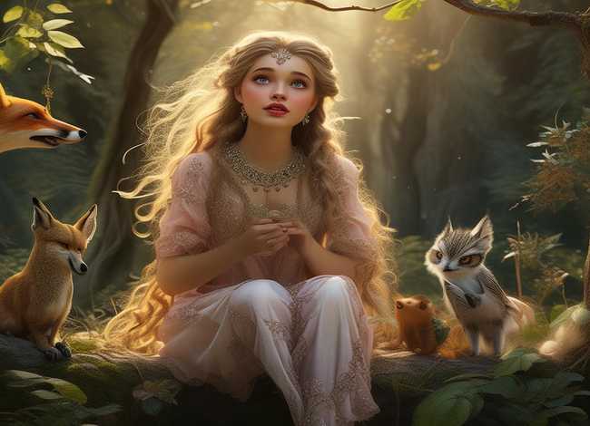 长发公主讲故事，讲长发公主的故事