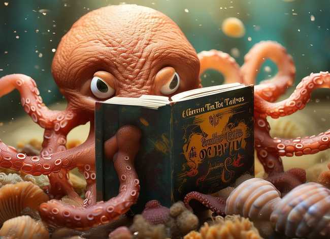 八爪鱼的笑话故事，八爪鱼的故事书籍