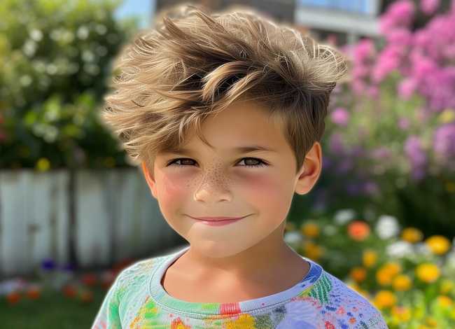 儿童发型男、7—8岁儿童发型男