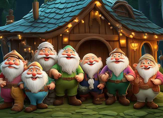 儿童经典童话故事书七个小矮人 - 七个小矮人的故事书