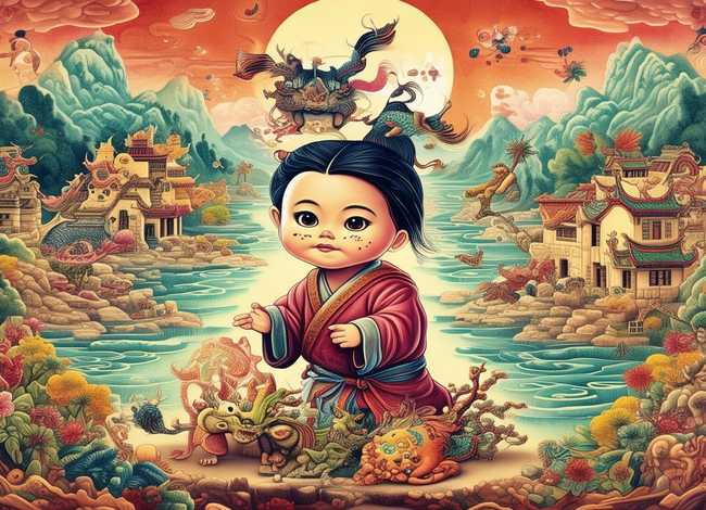 中国传统故事儿童短篇画,以中国传统儿童故事主题的画 中国传统故事儿童短篇画,以中国传统儿童故事主题的画