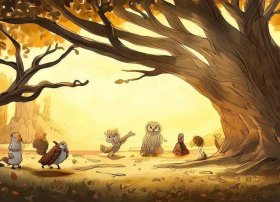 树荫的故事的绘本，树荫的故事的绘本怎么画