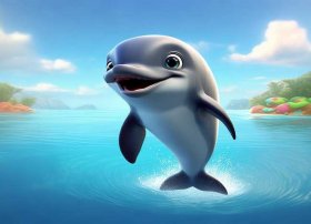 可爱的小海豚故事，可爱的小海豚故事视频