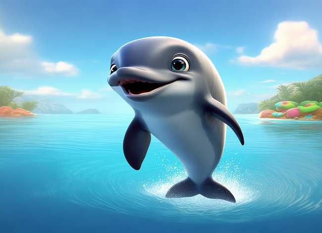 可爱的小海豚故事，可爱的小海豚故事视频