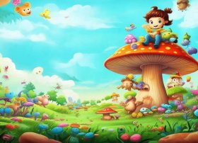 以儿童故事为主题的儿童画 - 以幼儿故事为主题的画