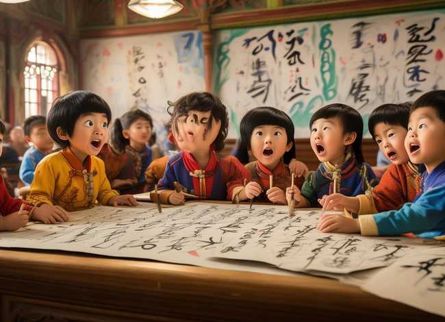 儿童有趣的书法小故事（有趣味的书法小故事）